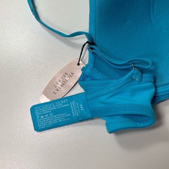 NWT Victoria’s Secret Body Blue No-Wire Bra - Picture 3 of 3